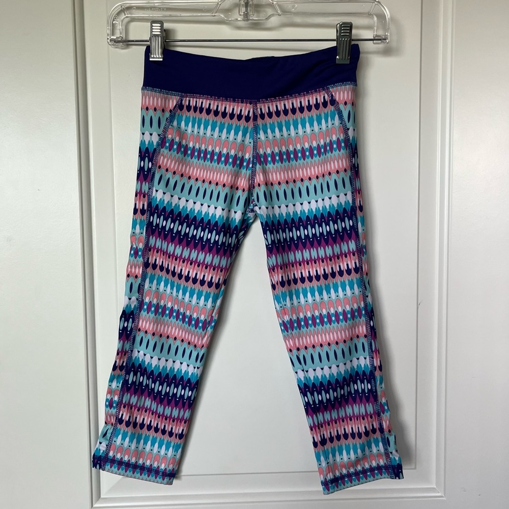 Girl’s Gymboree Multi-Colored 3/4 Leggings